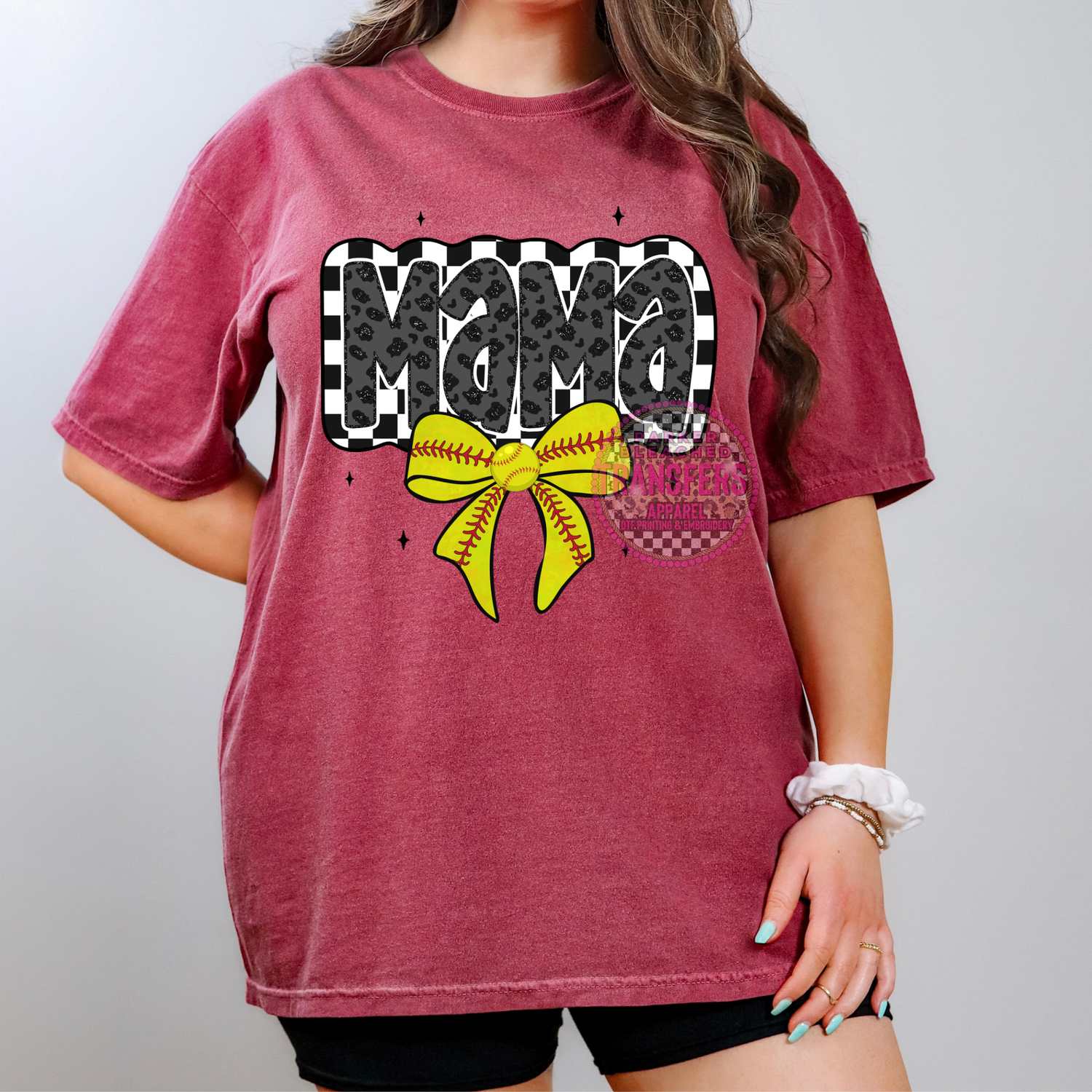 CHECKERED MAMA SOFTBALL