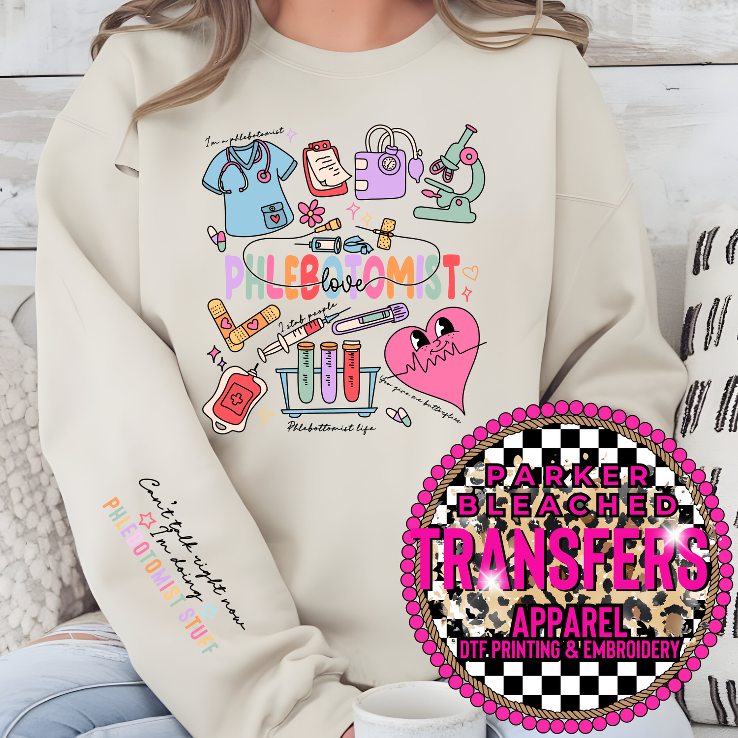 SWEATSHIRT PHLEBOTOMIST