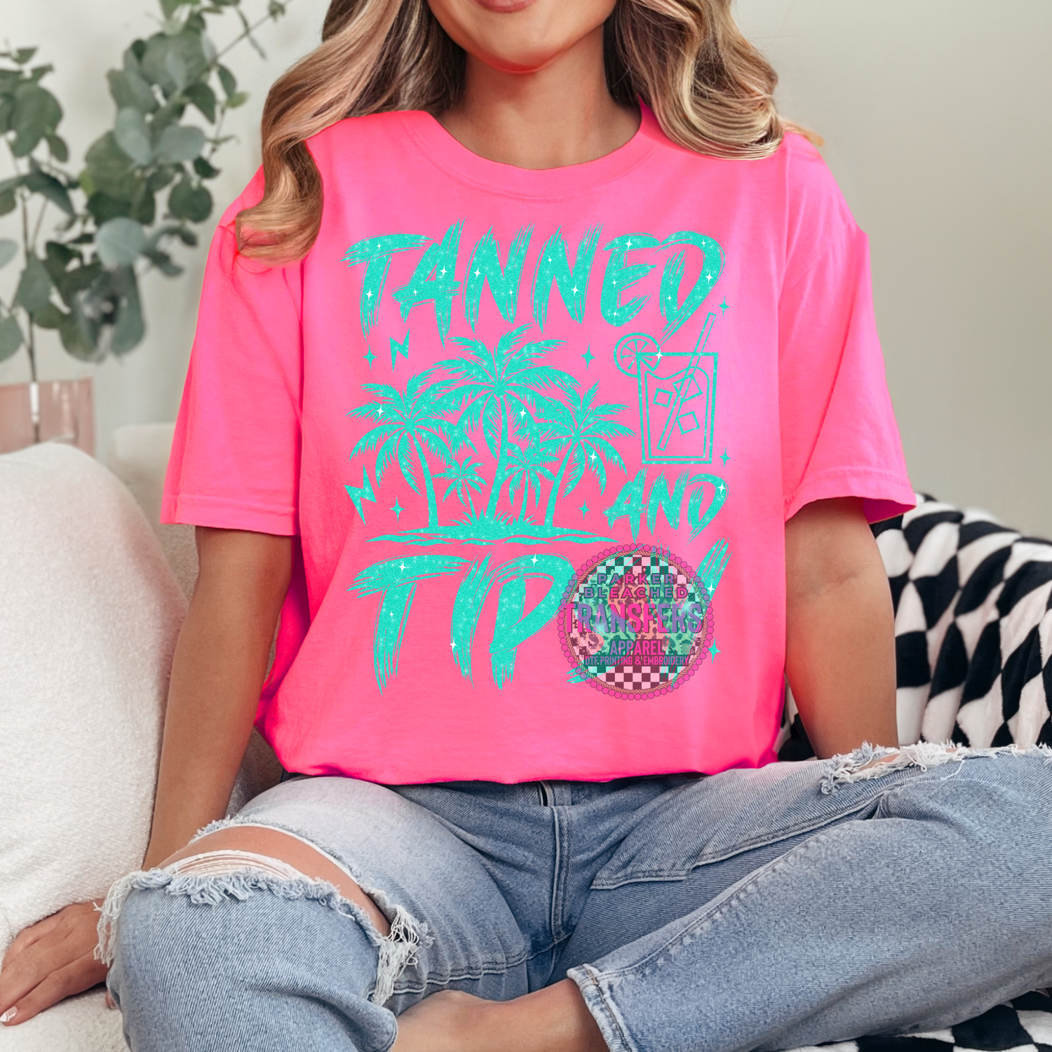 TANNED AND TIPSY