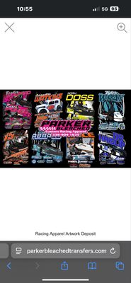 Racing Artwork Deposit (design & purchase Transfers)