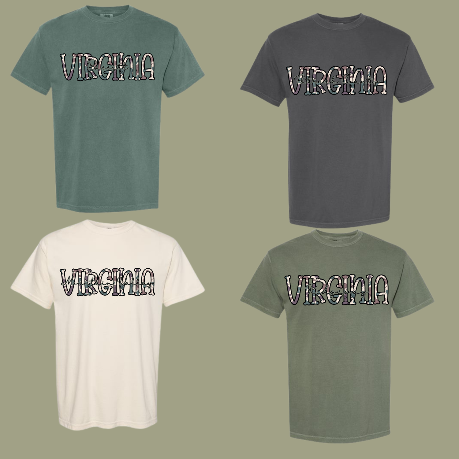 CAMO STATE COMFORT COLOR TEE