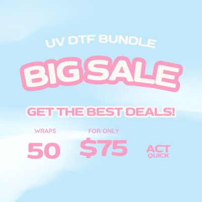 UV BUNDLE DEAL - 50 WRAPS