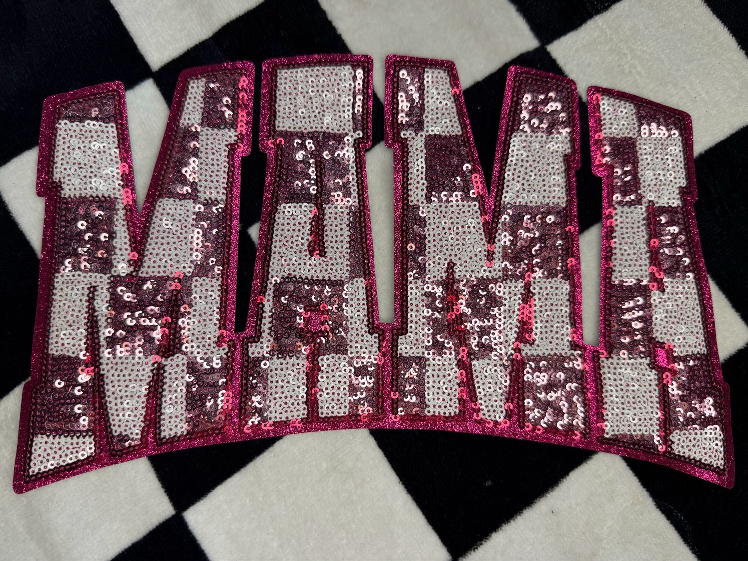 MAMA PINK CHECKERED