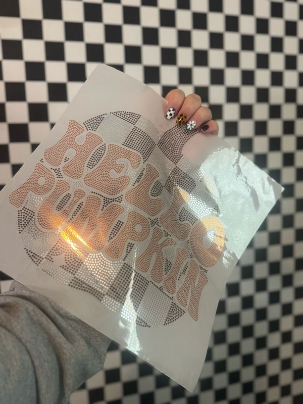 CHECKERED PUMPKIN