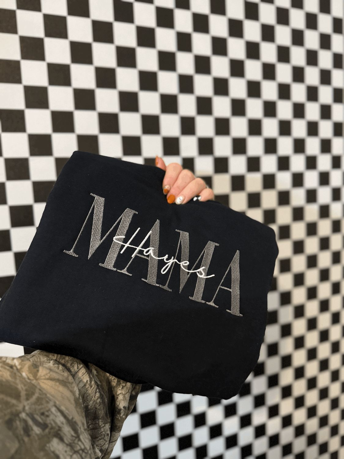 Custom - Name Embroidered Sweatshirt (Any name available were &quot;mama&quot; is!)
