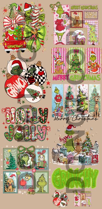 GRINCH 22X45 PREMADE