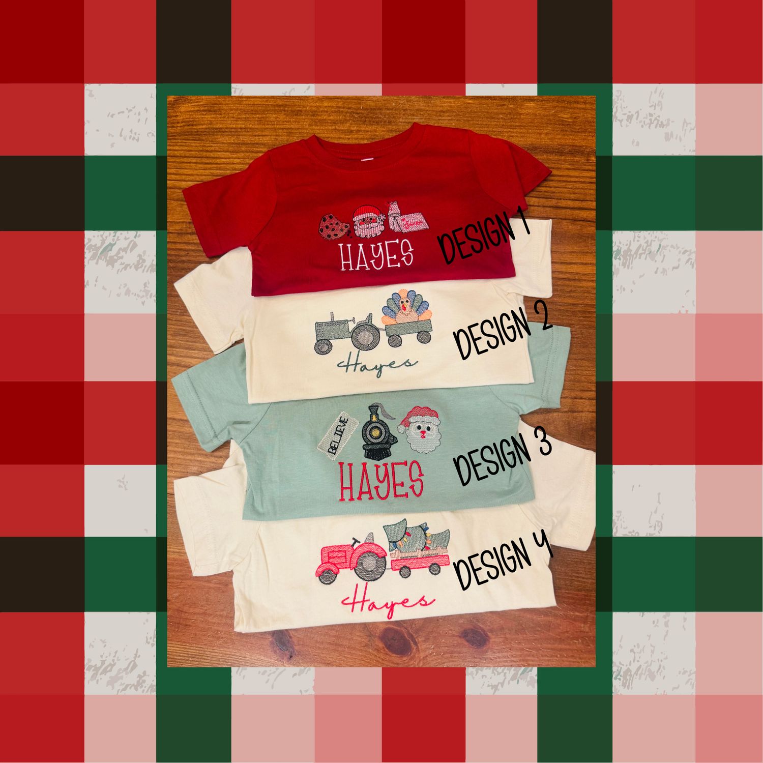 Seasonal Embroidery Tees