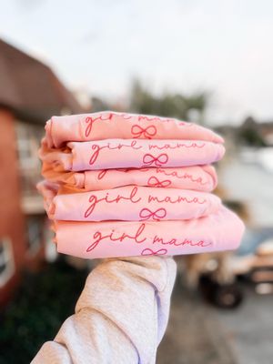 Girl Mama - Boy Mama - Mama Of Both - Embroidered Sweatshirt