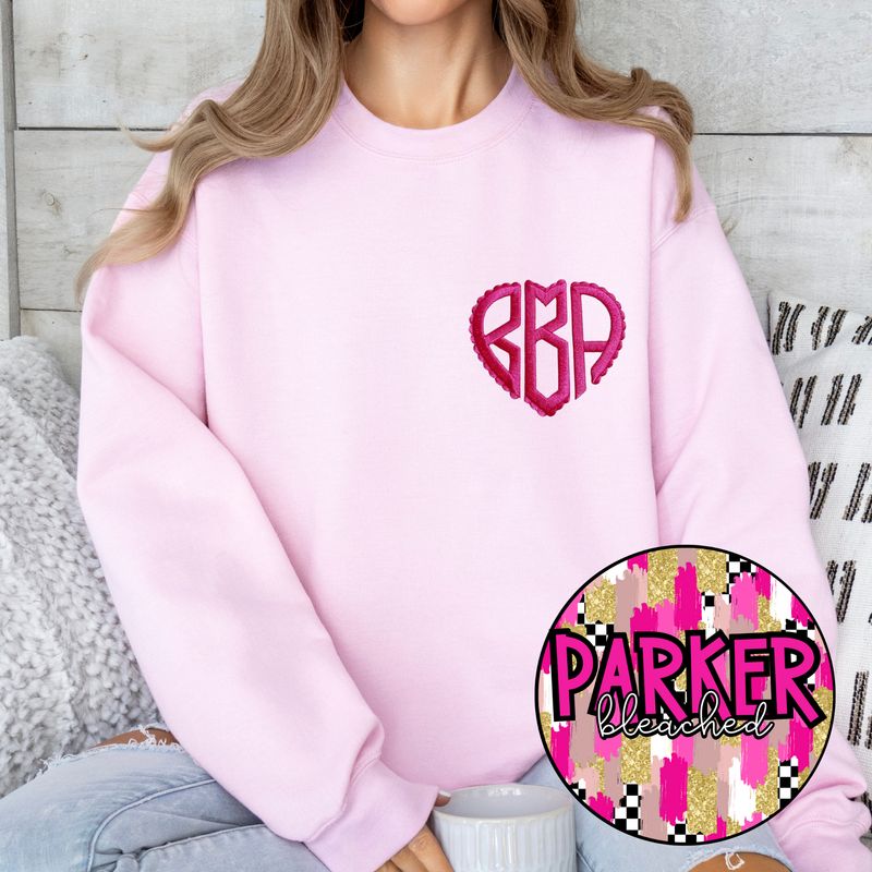 Monogram Heart Valentines Special!