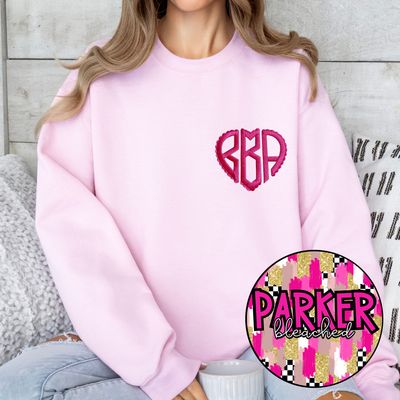 Monogram Heart Valentines Special!