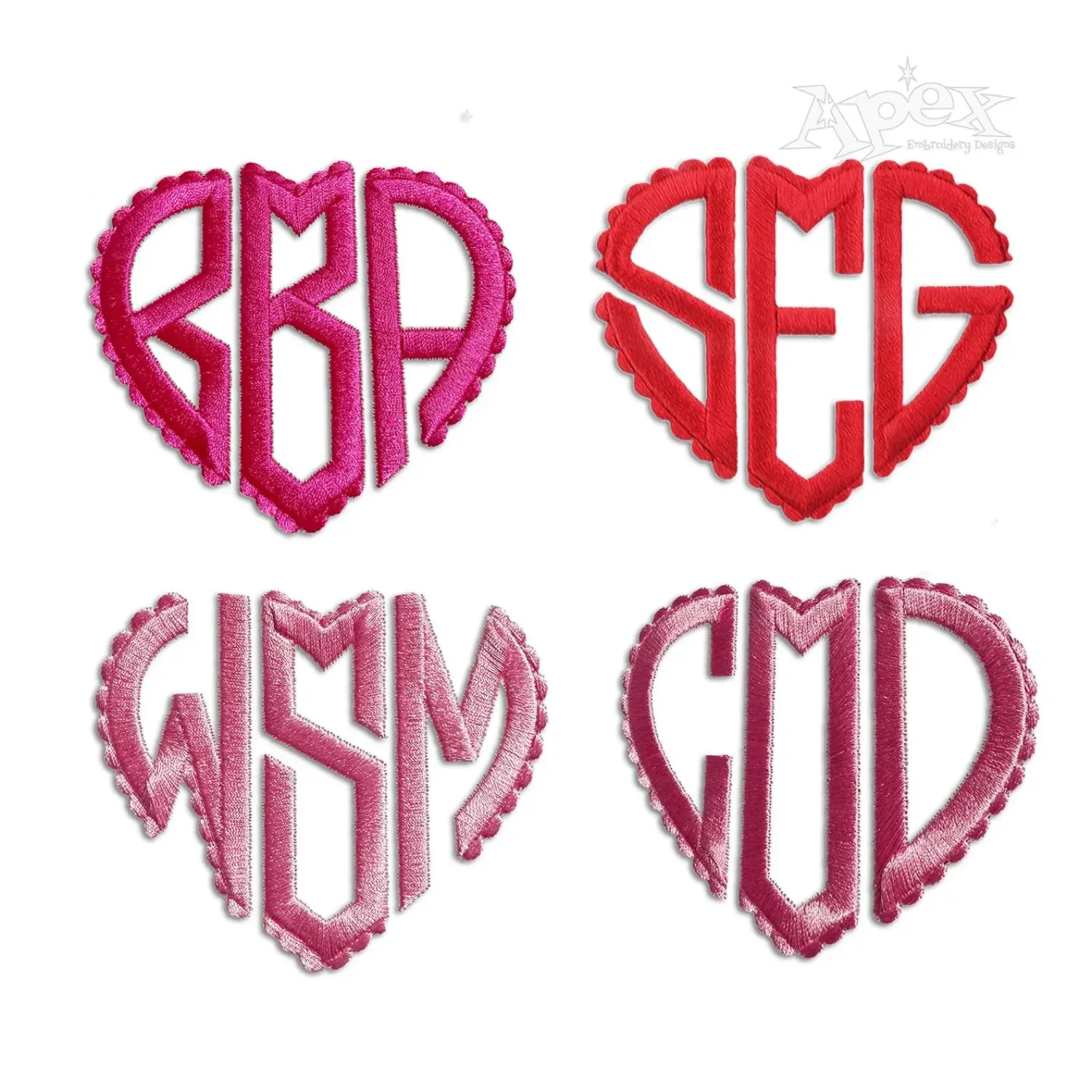 Monogram Heart Valentines Special!