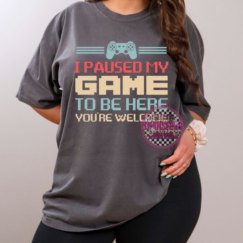 I PAUSED MY GAME TO BE HERE