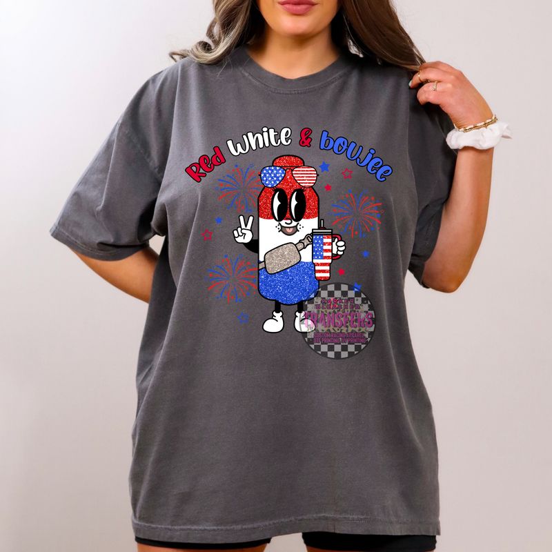 RED WHITE AND BOUJEE