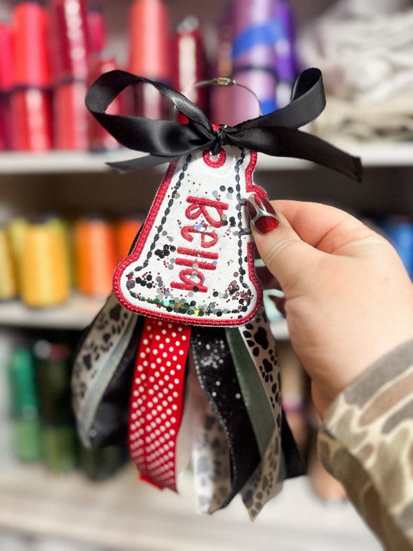 Glitter Bag Tag - ANY SPORT