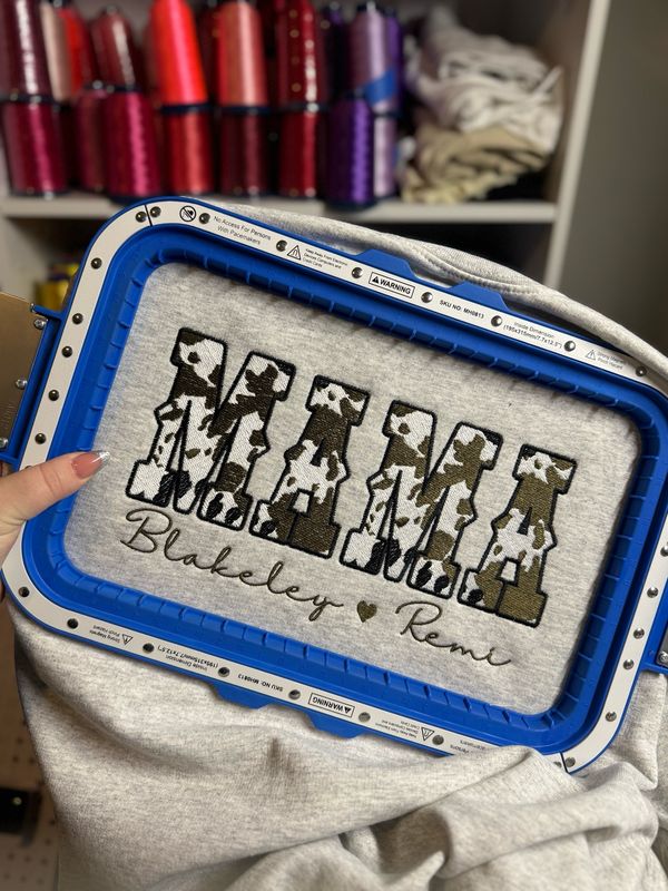 Cow print Mama sweatshirt