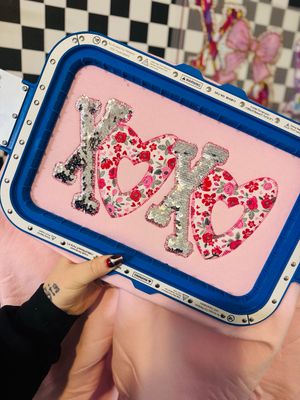 Xoxo Appliqué Embroidered Sweatshirt