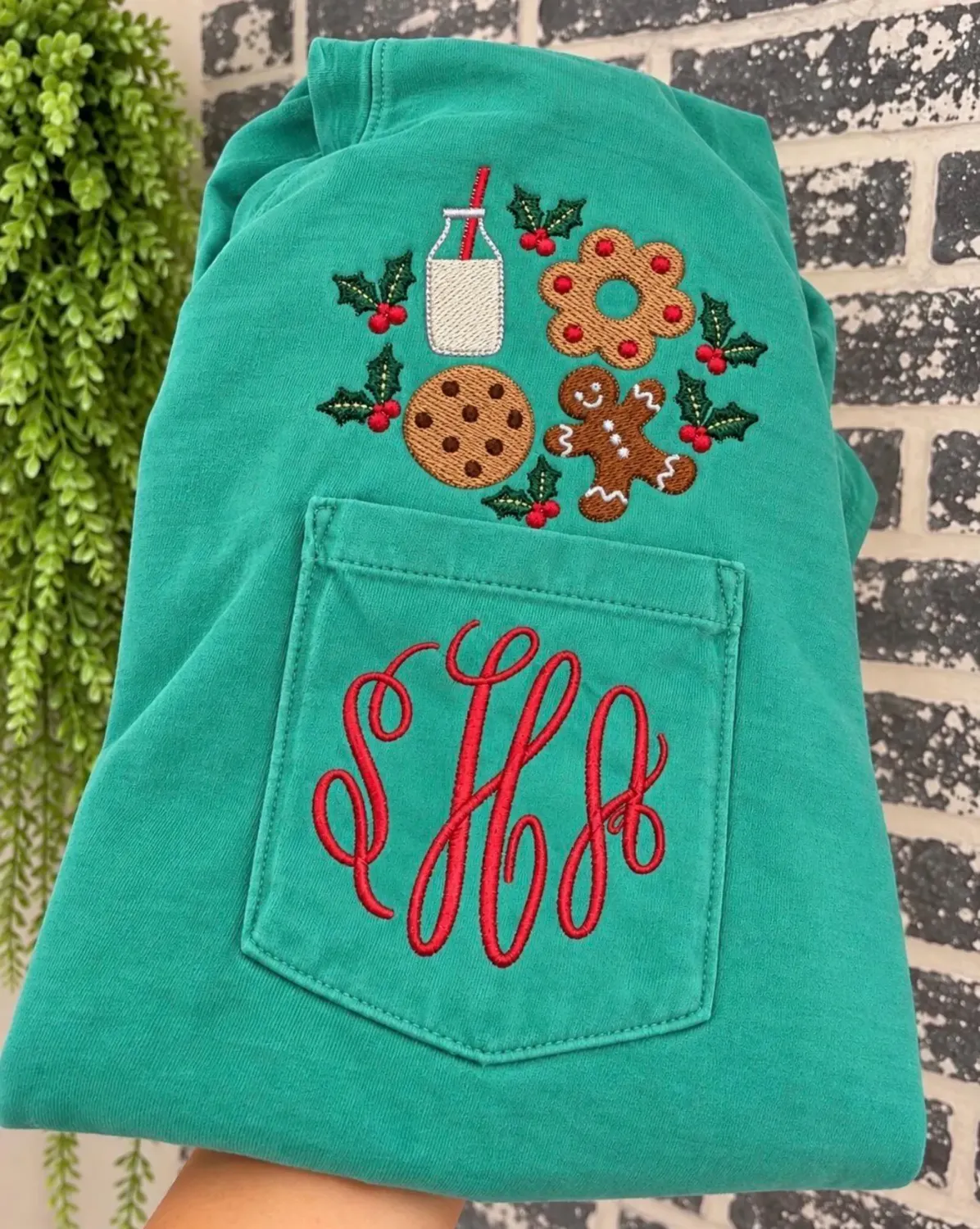 Christmas Theme Pocket Tee