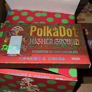 Polkadot Cookies and Cacao Belgian Chocolate Bar For Sale