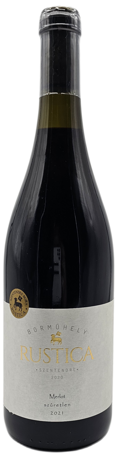 Merlot 2022 szűretlen, száraz vörösbor