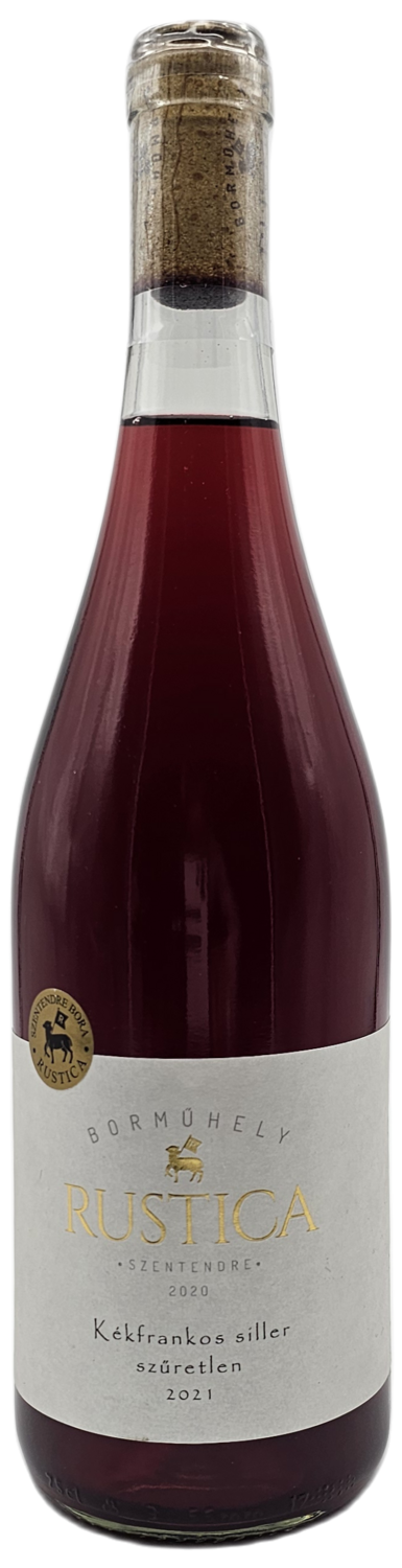 Kékfrankos siller 2021 szűretlen, száraz vörösbor