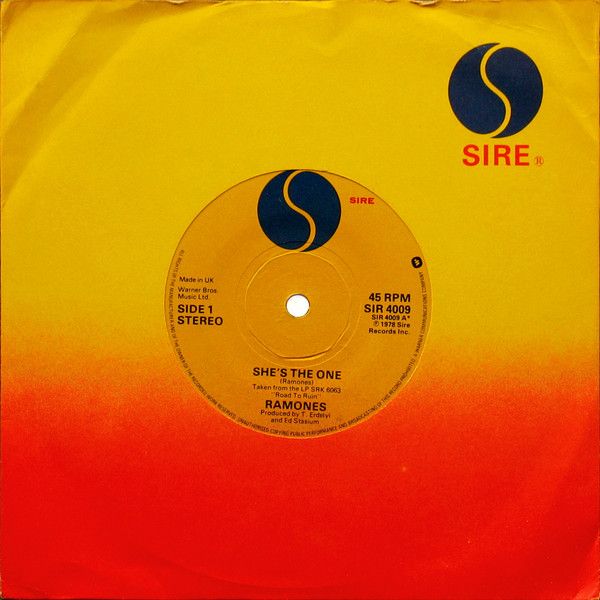Ramones - She&#39;s The One (7&quot;, Single) (Very Good Plus (VG+))