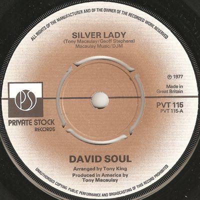 David Soul - Silver Lady (7&quot;, Single) (Near Mint (NM or M-))
