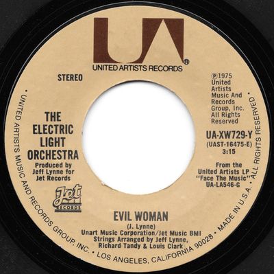 The Electric Light Orchestra* - Evil Woman (7&quot;, Single, Styrene) (Very Good (VG))