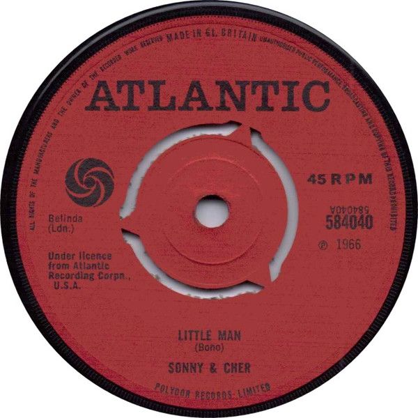 Sonny &amp; Cher - Little Man (7&quot;, Single, 3-P) (Very Good Plus (VG+))