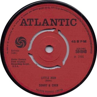 Sonny &amp; Cher - Little Man (7&quot;, Single, 3-P) (Very Good Plus (VG+))