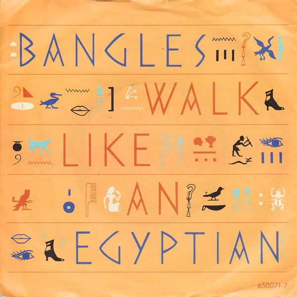 Bangles - Walk Like An Egyptian (7&quot;, Single) (Near Mint (NM or M-))