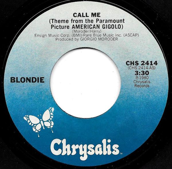 Blondie - Call Me (7&quot;, Single, Styrene, Ter) (Very Good (VG))