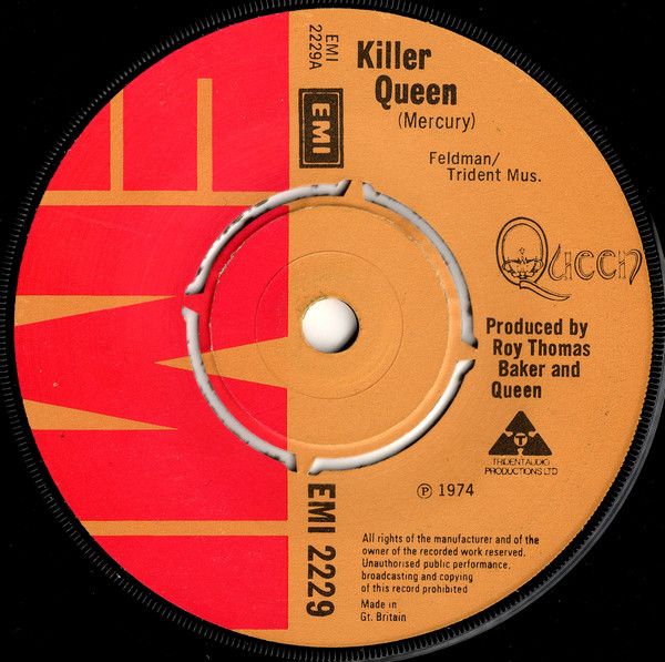 Queen - Killer Queen / Flick Of The Wrist (7&quot;, Single) (Near Mint (NM or M-))