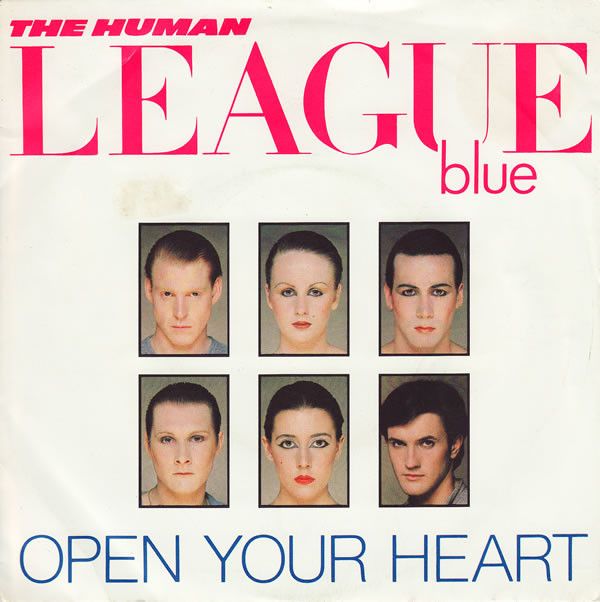 The Human League - Open Your Heart (7&quot;, Single, Sol) (Fair (F))