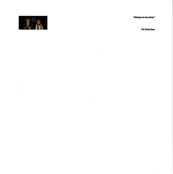 Pet Shop Boys - Always On My Mind (7&quot;, Single) (Very Good Plus (VG+))