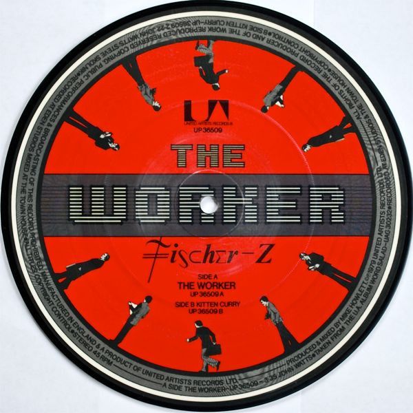 Fischer-Z - The Worker (7&quot;, Single, Ltd, Pic) (Very Good Plus (VG+))