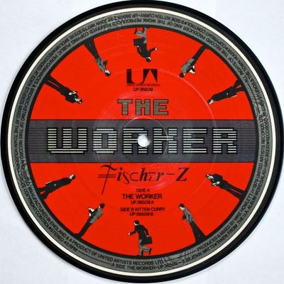Fischer-Z - The Worker (7&quot;, Single, Ltd, Pic) (Very Good Plus (VG+))