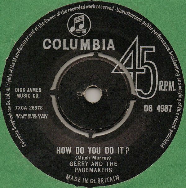 Gerry &amp; The Pacemakers - How Do You Do It ? (7&quot;, Single) (Good (G))