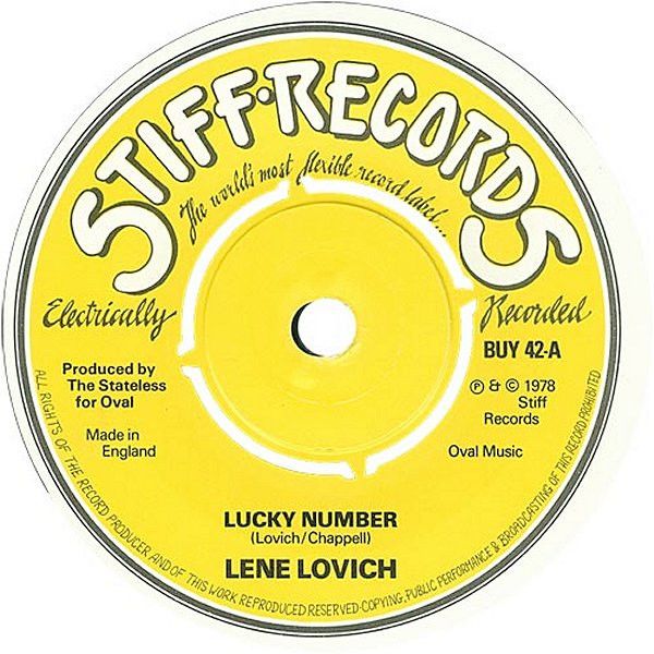 Lene Lovich - Lucky Number (7&quot;, Single, Com) (Good Plus (G+))