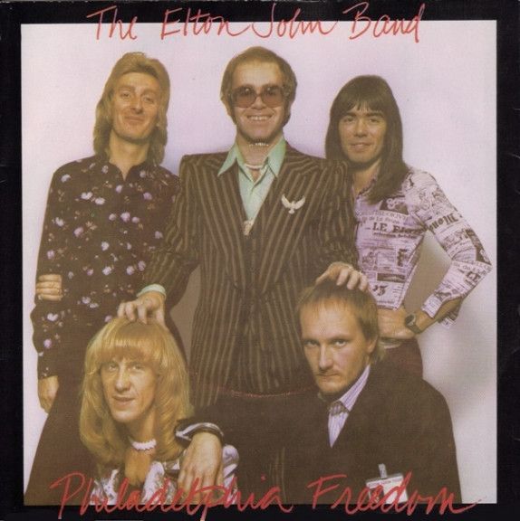 Elton John Band - Philadelphia Freedom (7&quot;, Single, Sol) (Very Good Plus (VG+))