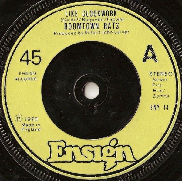 The Boomtown Rats - Like Clockwork (7&quot;, Single, Lim) (Very Good Plus (VG+))