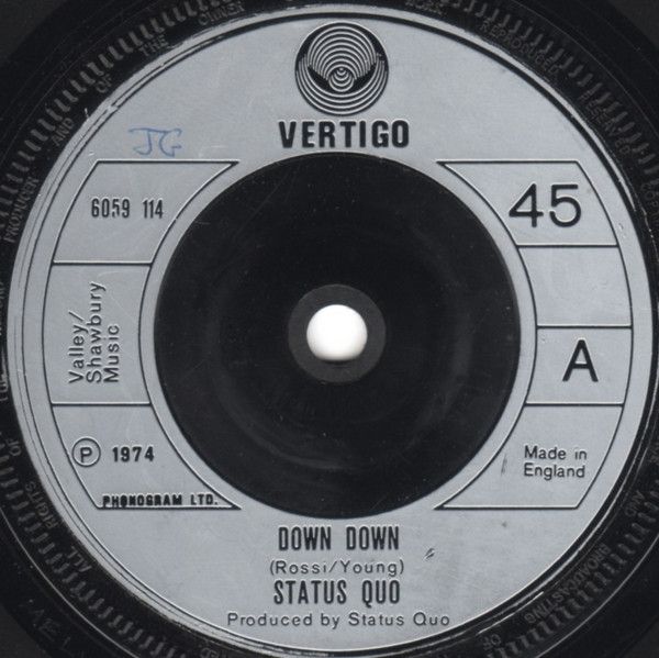 Status Quo - Down Down (7&quot;, Single) (Near Mint (NM or M-))