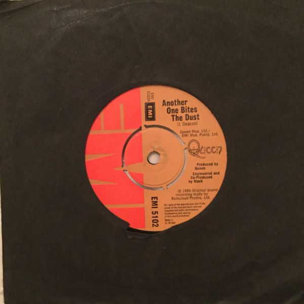 Queen - Another One Bites The Dust (7&quot;, Single, 4 P) (Very Good Plus (VG+))