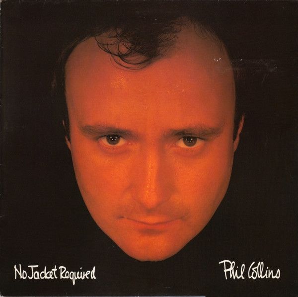 Phil Collins - No Jacket Required (LP, Album, Bla) (Good Plus (G+))