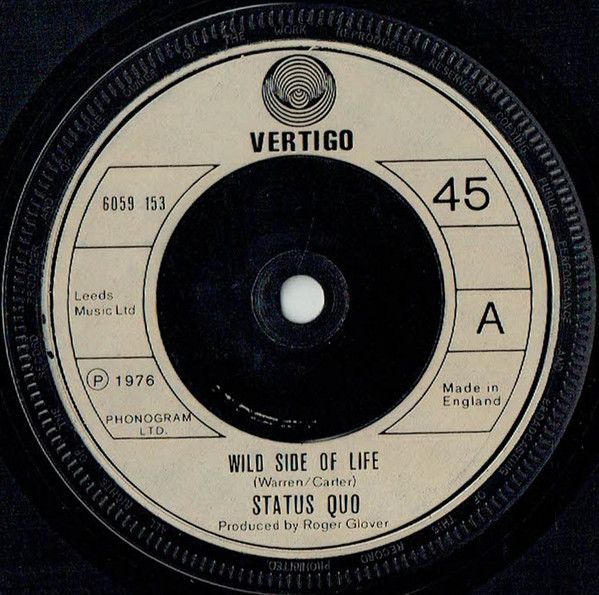 Status Quo - Wild Side Of Life (7&quot;, Single, Bei) (Very Good Plus (VG+))