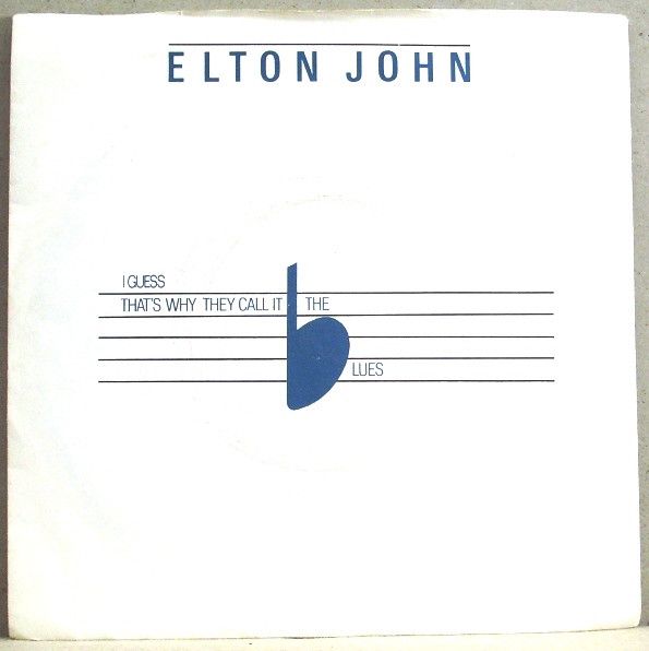 Elton John - I Guess That&#39;s Why They Call It The Blues (7&quot;, Single, Sil) (Near Mint (NM or M-))