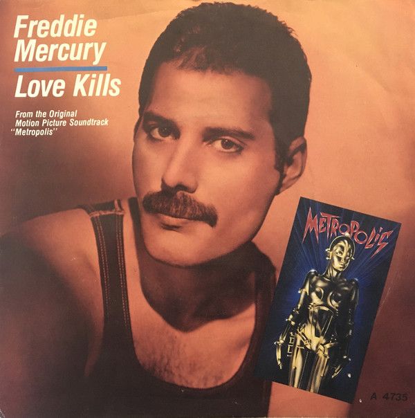 Freddie Mercury - Love Kills (7&quot;, Single) (Very Good Plus (VG+))