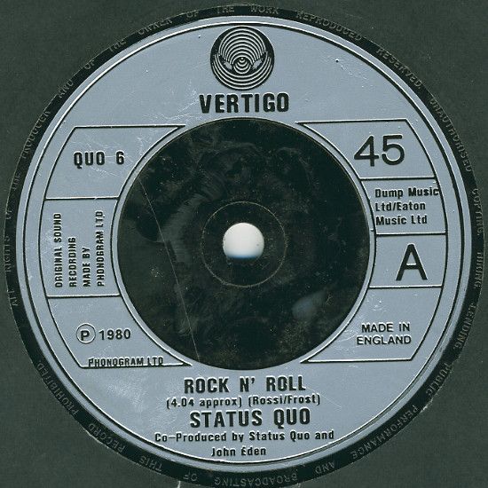 Status Quo - Rock N&#39; Roll (7&quot;, Single, Com) (Very Good (VG))