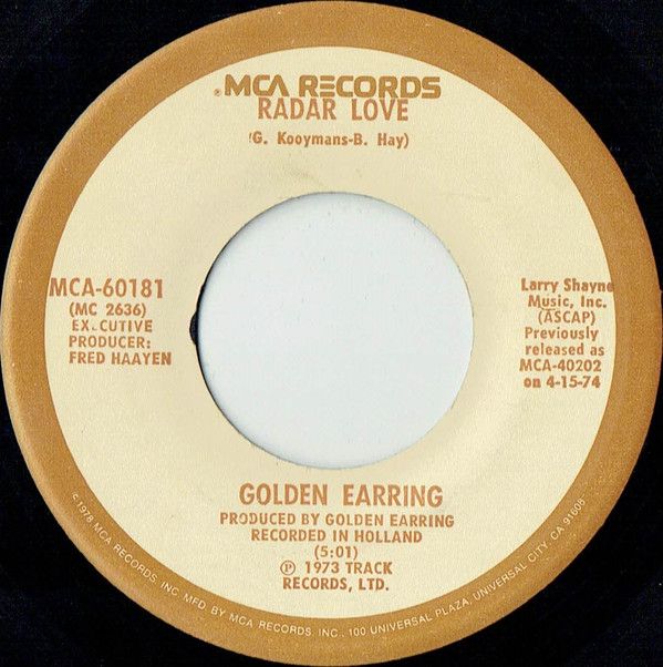 Golden Earring - Radar Love (7&quot;, Single, RE, Yel) (Very Good Plus (VG+))