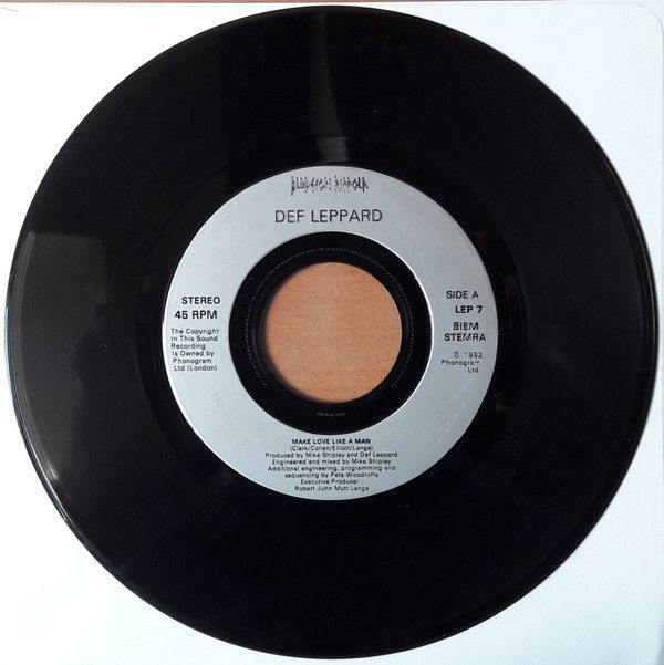 Def Leppard - Make Love Like A Man (7&quot;, Single, Jukebox) (Very Good (VG))