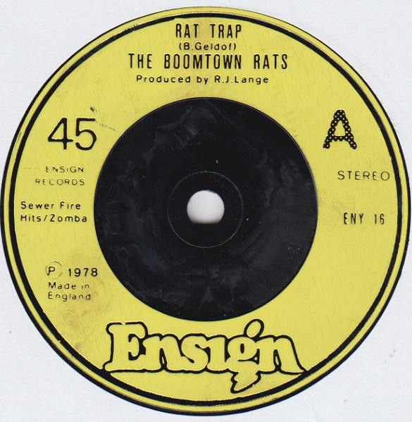 The Boomtown Rats - Rat Trap (7&quot;, Single, Oil) (Very Good (VG))